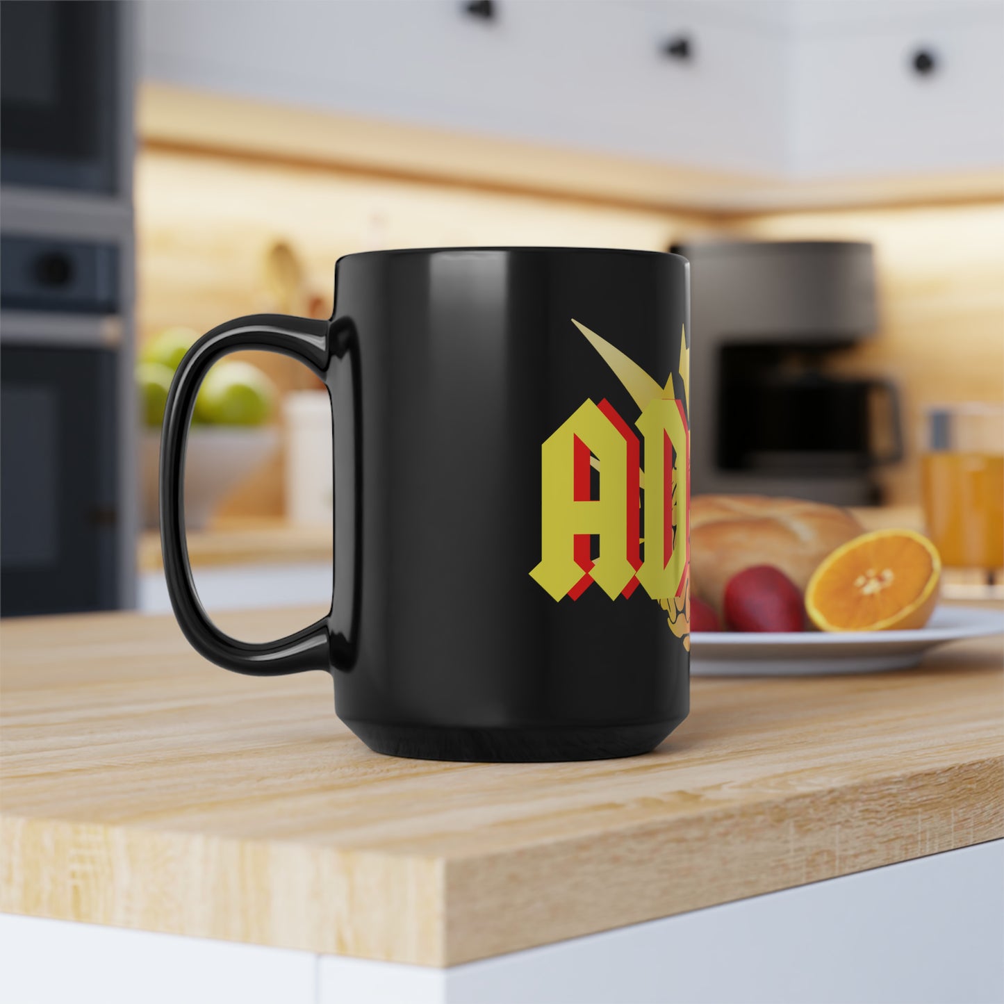 ADHD Black Mug, 15oz / 440ml