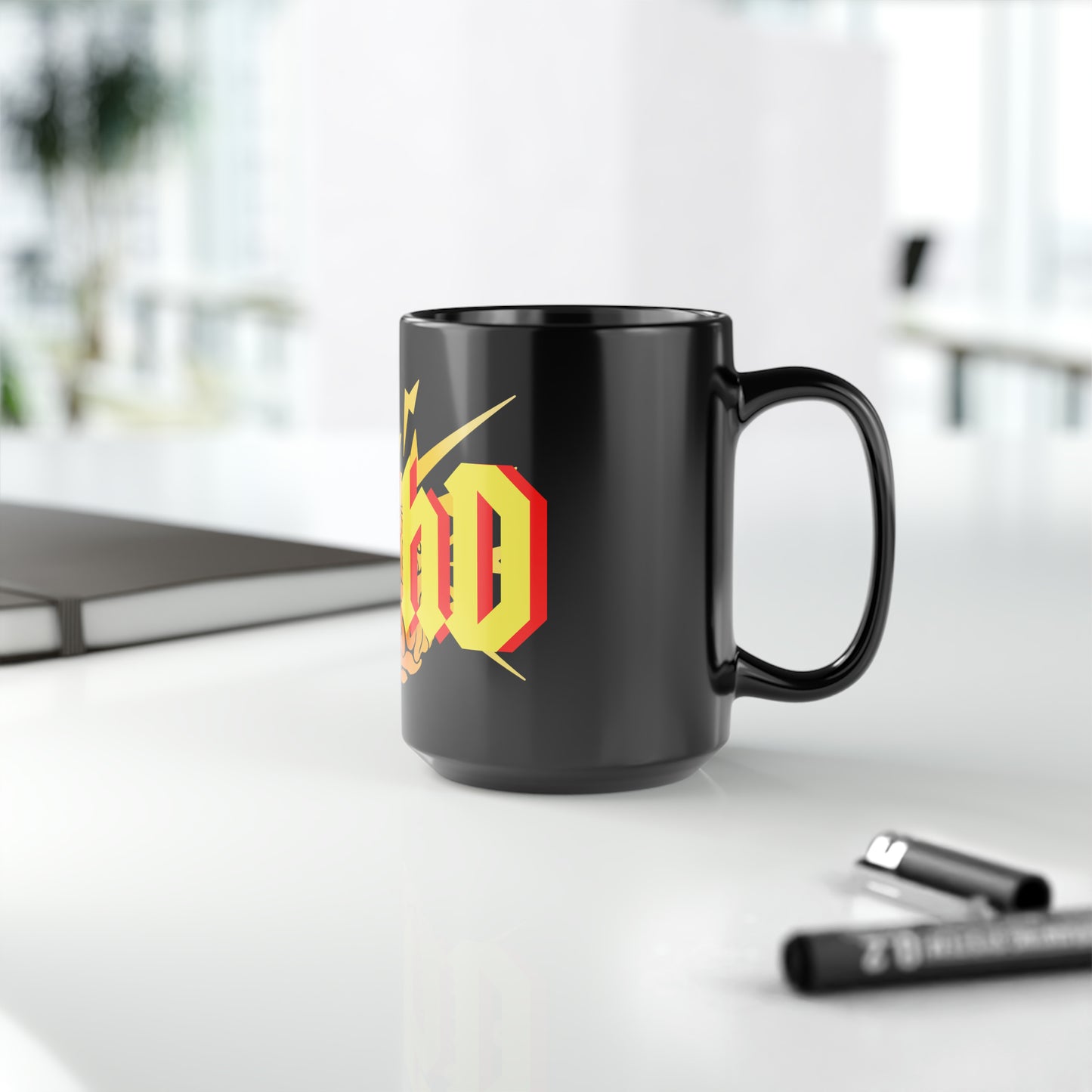 ADHD Black Mug, 15oz / 440ml