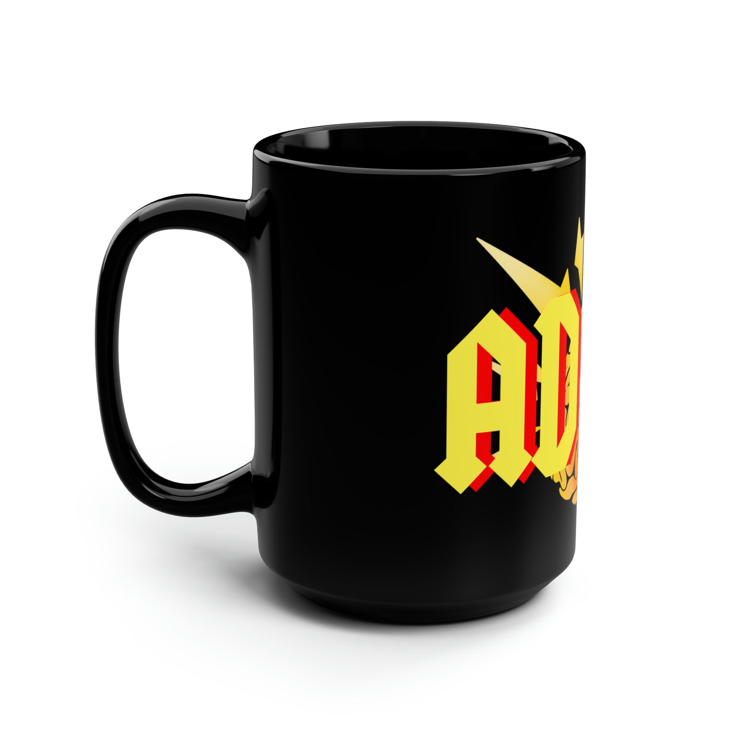 ADHD Black Mug, 15oz / 440ml